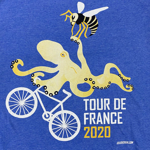 Tour de France 2020 SeaSucker Tee - Blue Unisex